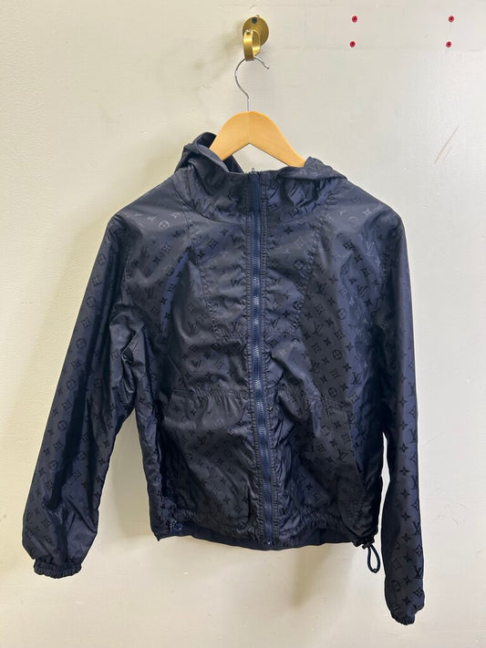 Preowned Louis Vuitton Navy Windbreaker Jacket Size 44