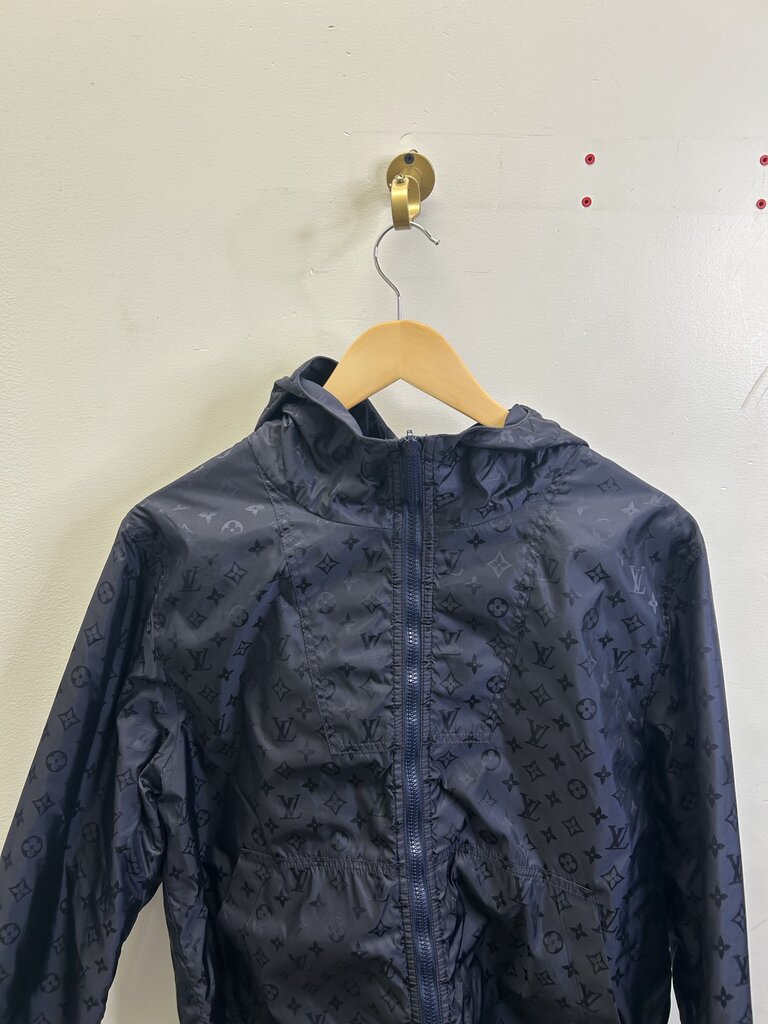 Preowned Louis Vuitton Navy Windbreaker Jacket Size 44