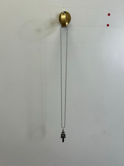 New Chrome Hearts Round Dagger Pendant