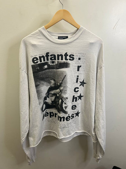Preowned ERD Tricycle White Black L/S size M
