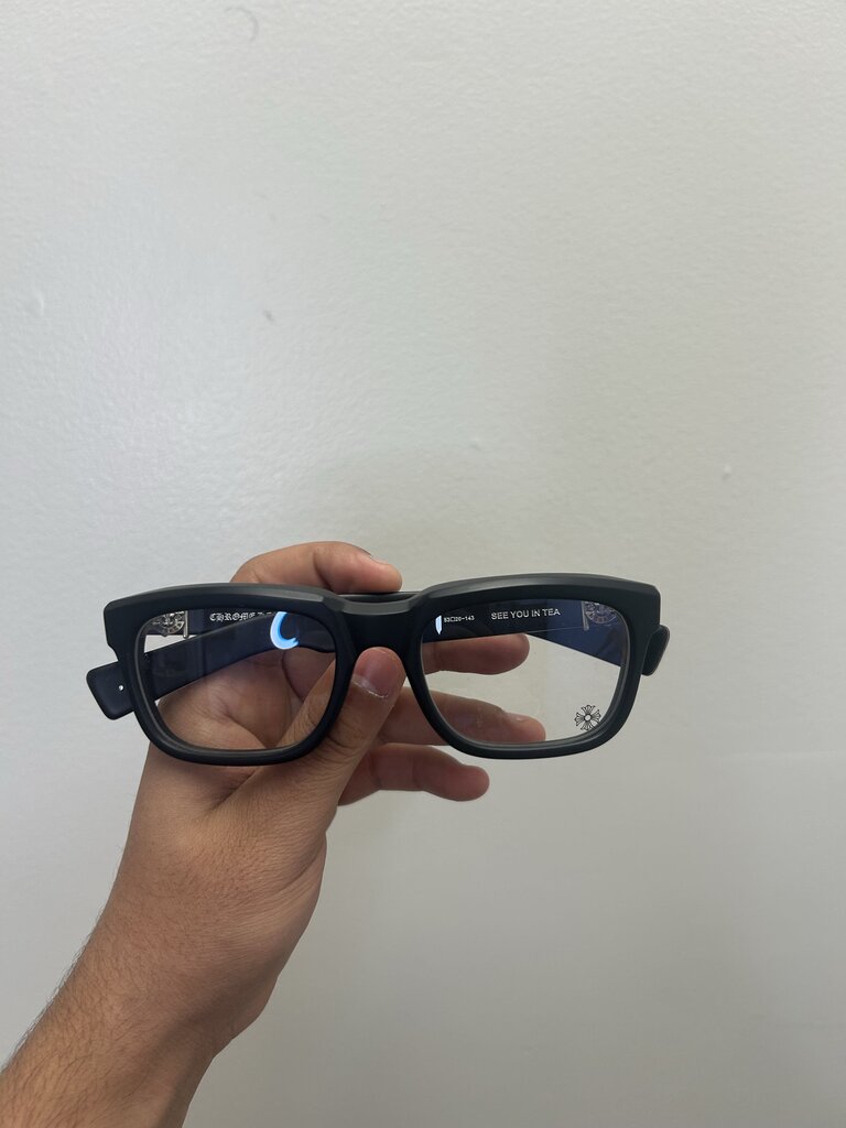 New Chrome Heart See You In Tea Black Silver Frame