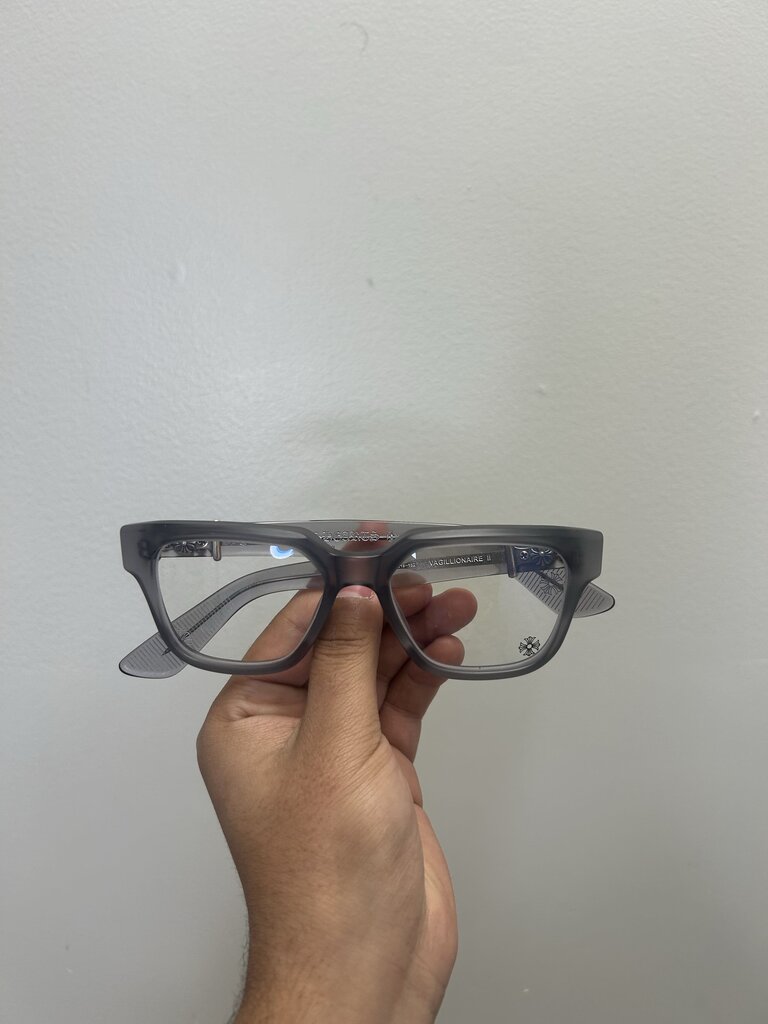 New Chrome Heart Vagillionare 2 Grey Silver Frame