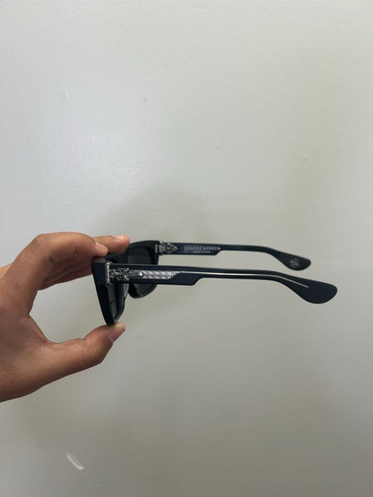 New Chrome Heart Matt Black Silver Box Officer Frames