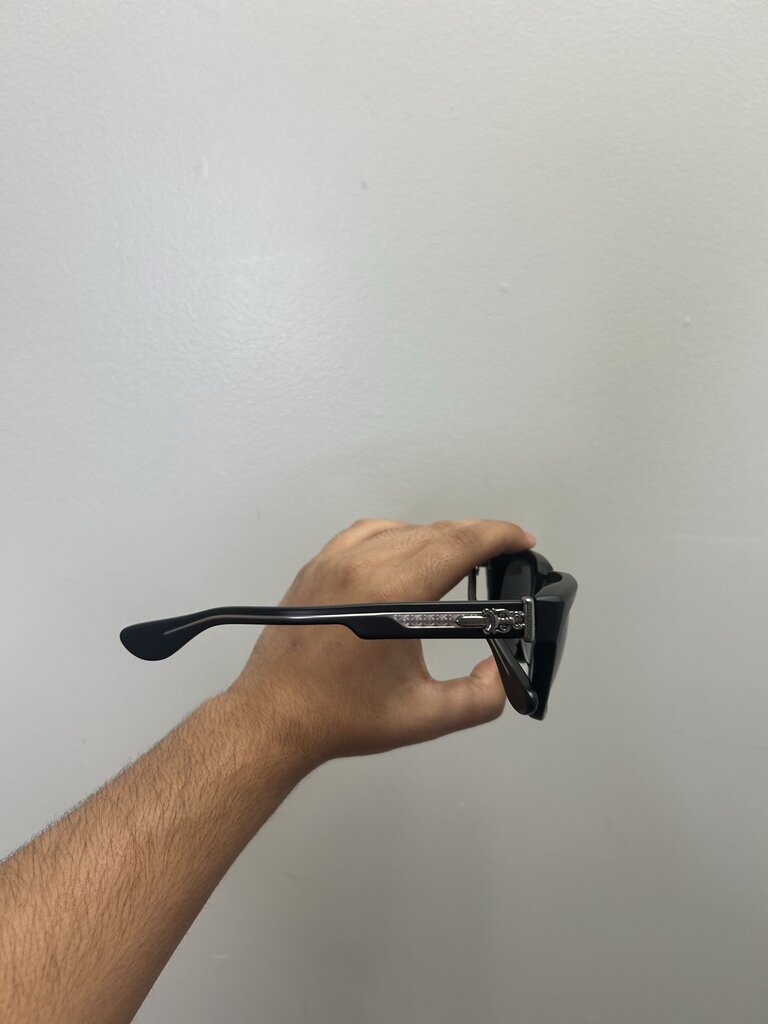 New Chrome Heart Matt Black Silver Box Officer Frames