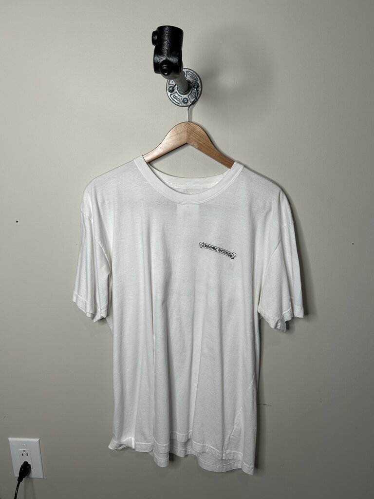 Preowned Chrome Heart Vegas White Tee size 2XL