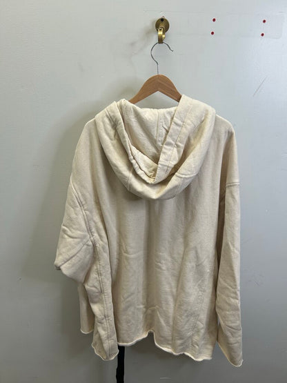 New Rick Owens Cream Cutoff Zip Size XXL