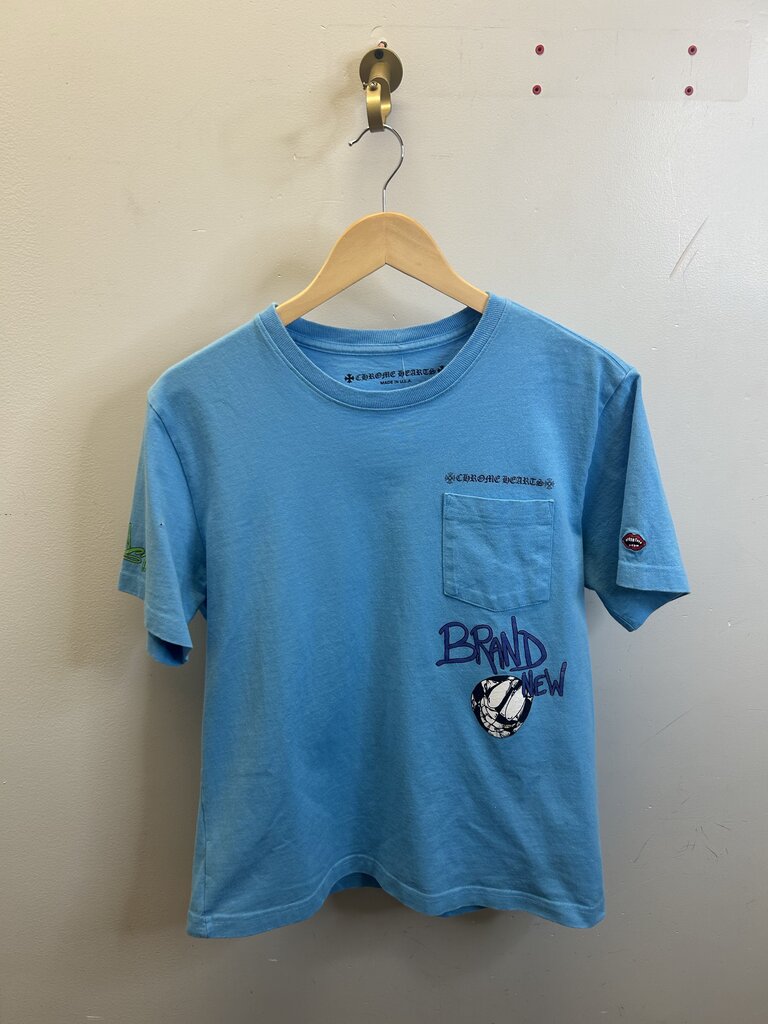 Preowned Chrome Hearts Matty Boy Brand New Blue Tee sz.M