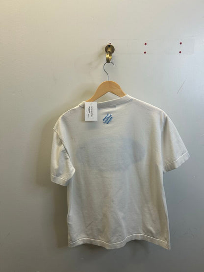 Preowned Louis Vuitton Old Town Logo White Tee size S