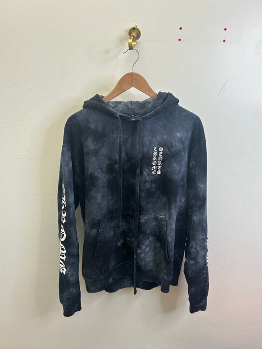 Preowned Chrome Heart Tie Dye Horseshoe Hoodie size S