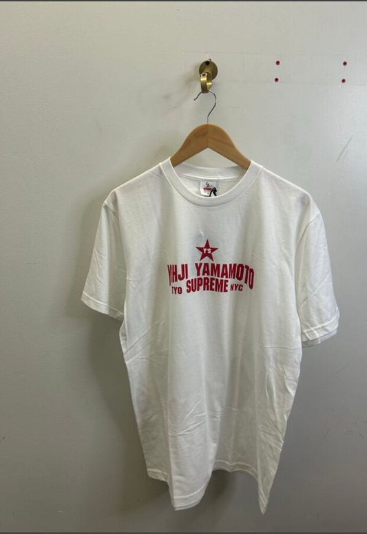 New Supreme Yohji Red Star White Tee sz.S