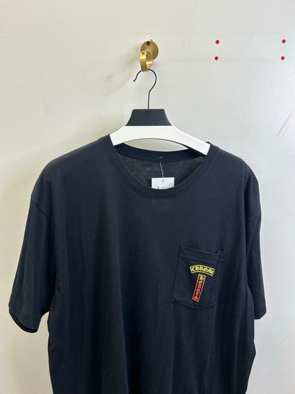 Preowned Chrome Heart Sun Gradient Black Tee size 2XL
