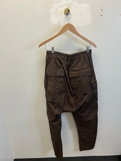 Preowned Rick Owens Brown Cargo Pants Size 42