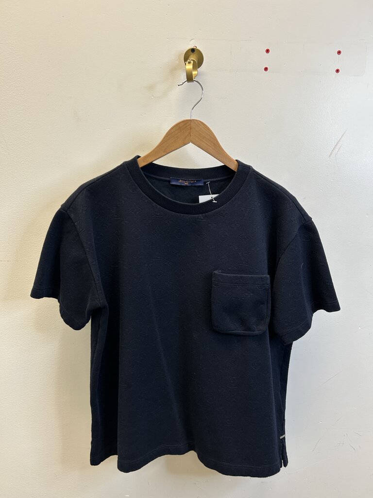 Preowned Louis Vuitton Monogram Pocket Tee Size Medium