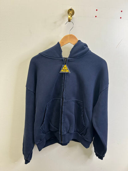 New Gv Gallery Navy Zip Up Hoodie sz.Small
