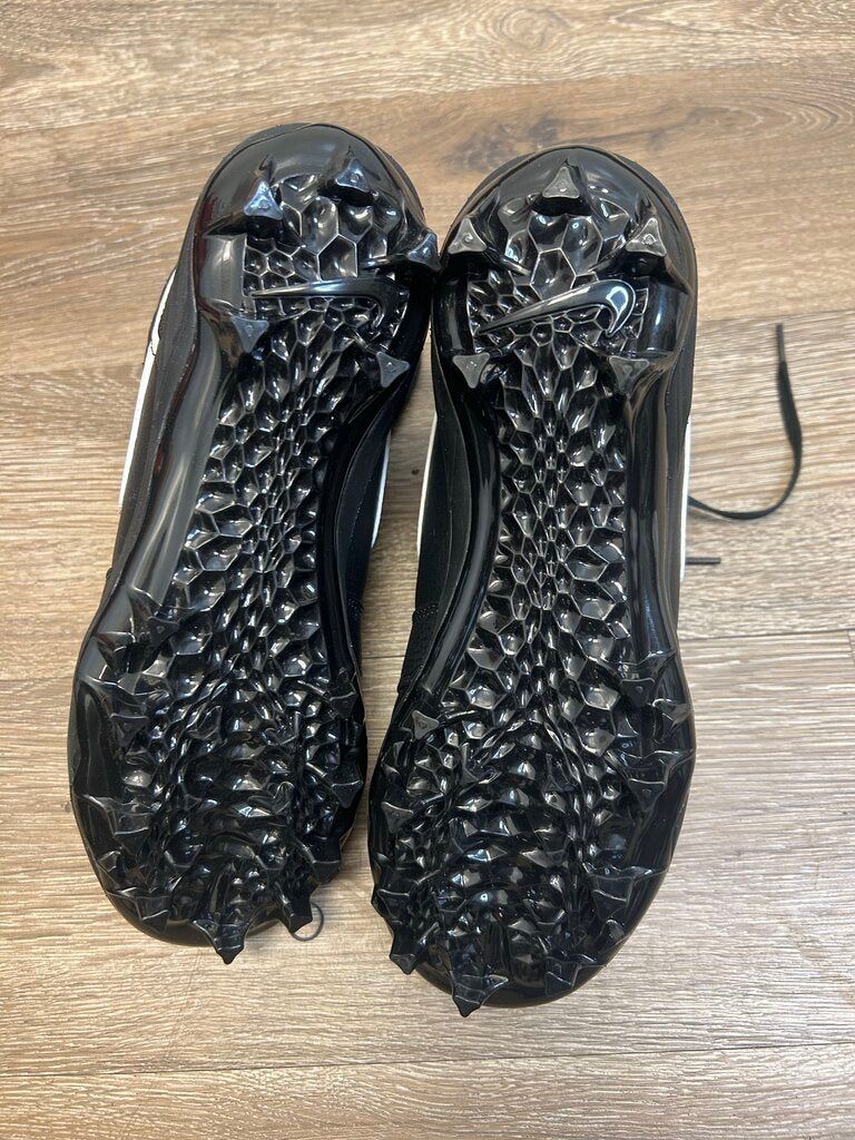 New Jordan 1 Mid Black Cleat size 9.5