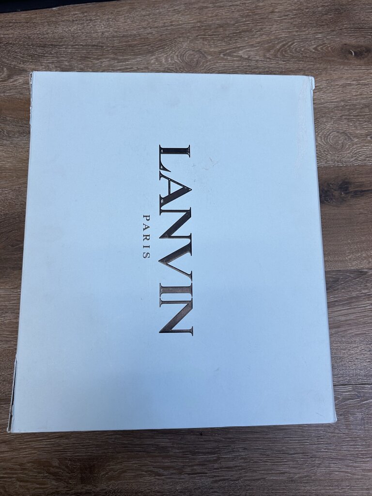 Preowned Lanvin Curb Sneaker Neon White sz.46