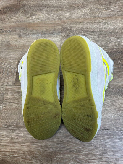 Preowned Lanvin Curb Sneaker Neon White sz.46