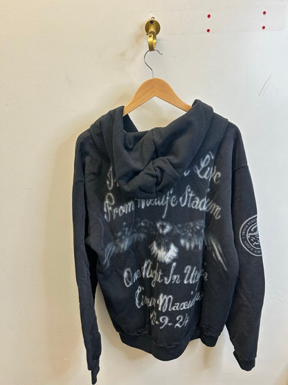 New Travis Scott Hoodie Zip Up Dog Chain Sz.Medium