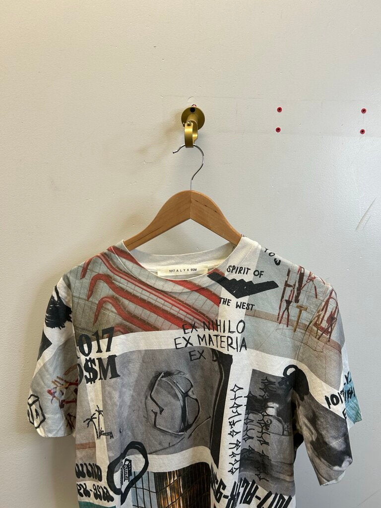 Preowned Alyx Graffiti Tee Size Small