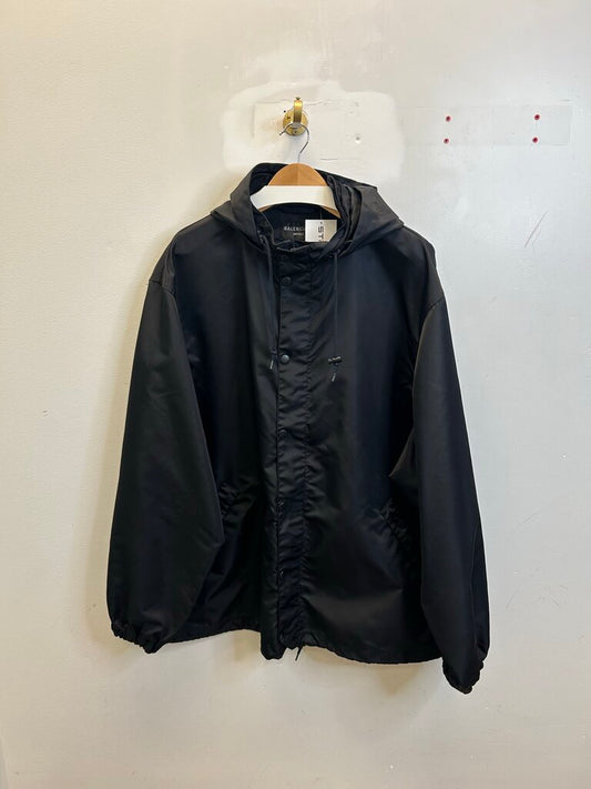 Preowned Balenciaga Windbreaker Tape Logo Sz.Medium