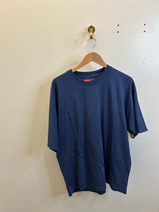 New Supreme Navy Intarsia Tee Size Medium