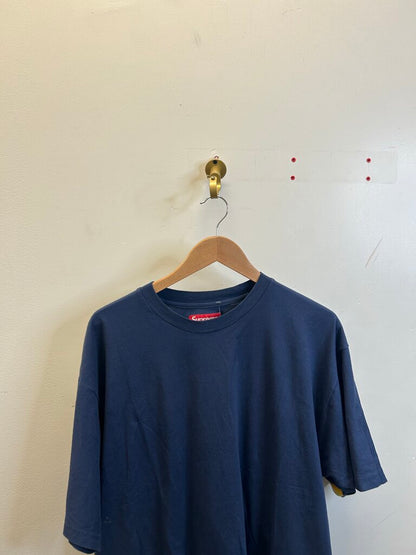 New Supreme Navy Intarsia Tee Size Medium
