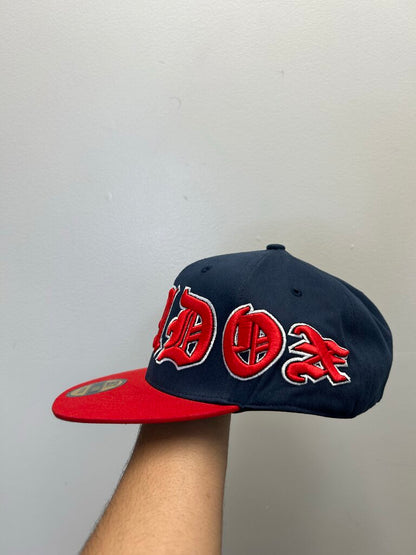PRDX Blue Red Fitted Size 8