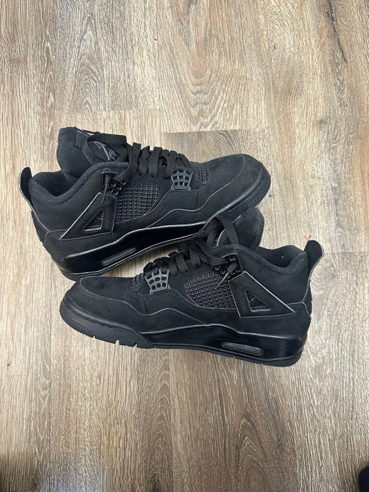 Preowned Jordan 4 Black Cat Size 7.5