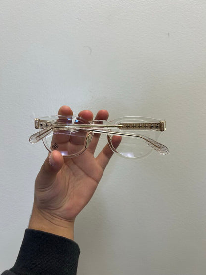 Preowned Chrome Hearts Clear Dingaloing Frames