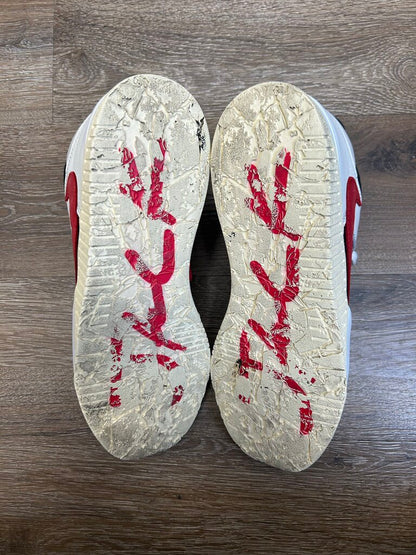 Preowned Travis Scott JumpJack Cream Red sz.10.5