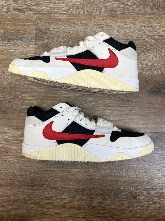 Preowned Travis Scott JumpJack Cream Red sz.10.5