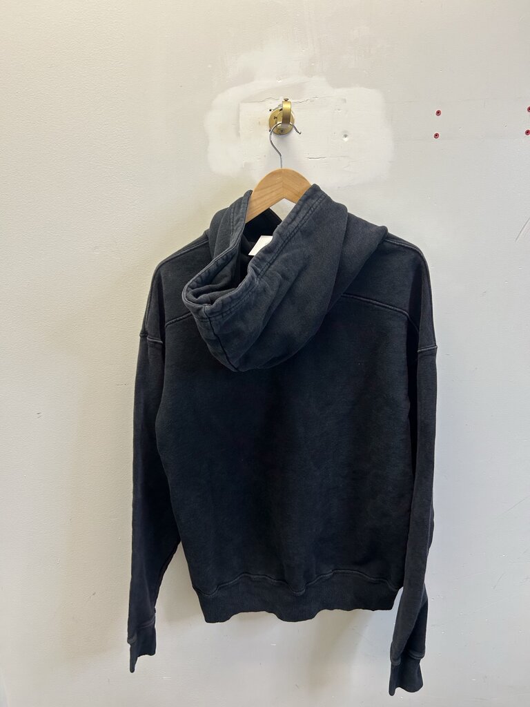 Preowned Rhude Black Fade Without Regards Hoodie Size Small