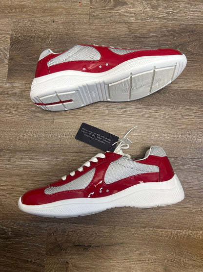 New Prada America's Cup Red & White sz.9.5(11-11.5M)