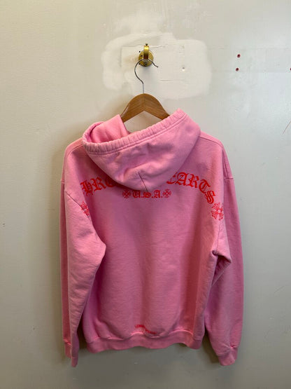 Preowned Chrome Hearts Pink & Red Hoodie sz.Medium