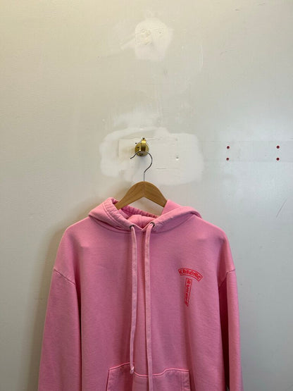 Preowned Chrome Hearts Pink & Red Hoodie sz.Medium