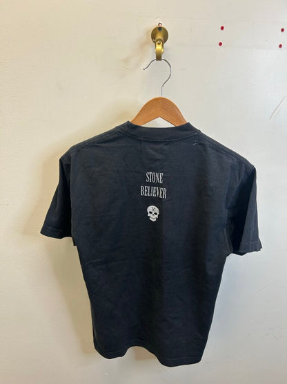 New Greedy Unit Stone Believer Black Tee sz.Small