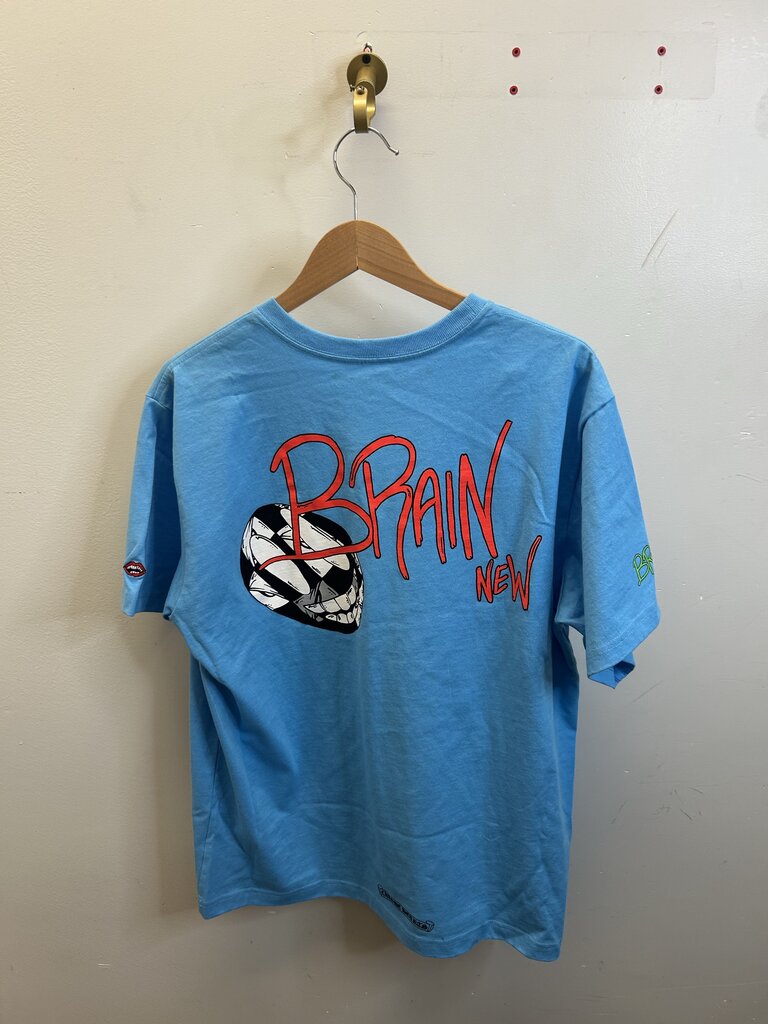 Preowned Chrome Hearts Brain New Blue Tee sz.XL