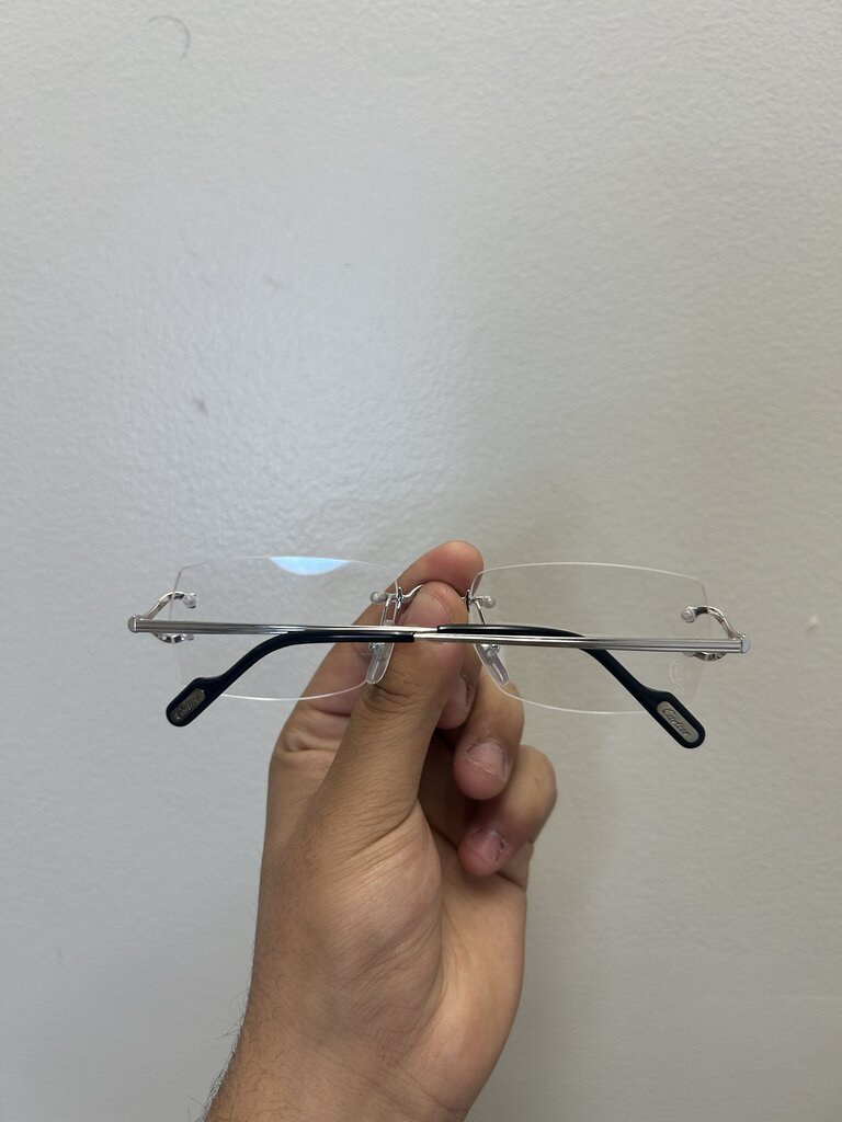 New Cartier Black & Silver Frames