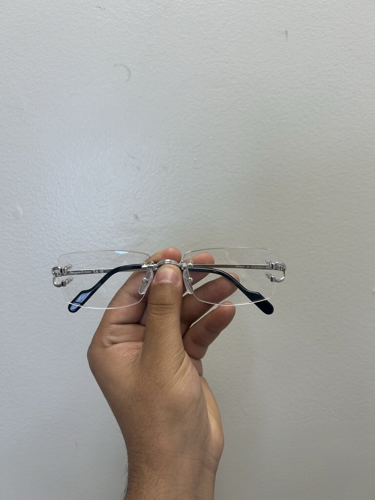New Cartier Black & Silver Frames