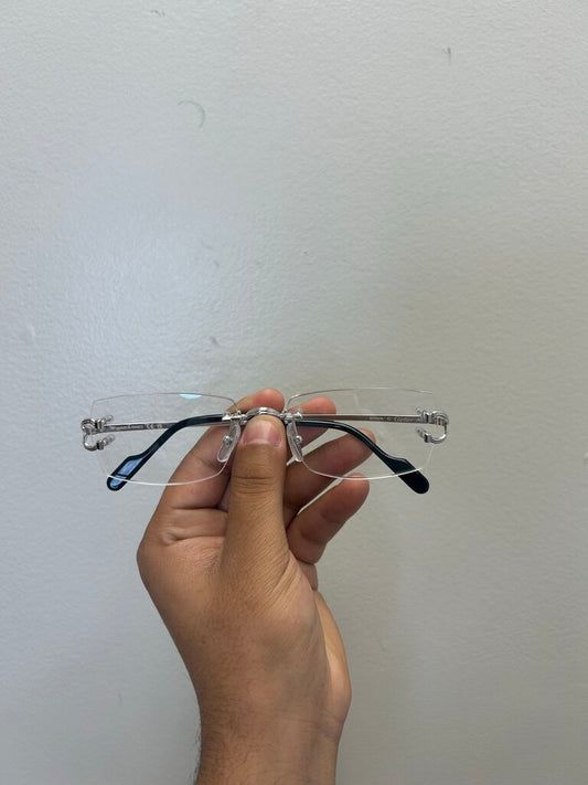 New Cartier Black & Silver Frames