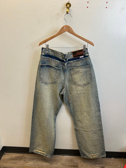 New GV Gallery R-Berry Pink Distressed Denim sz.M
