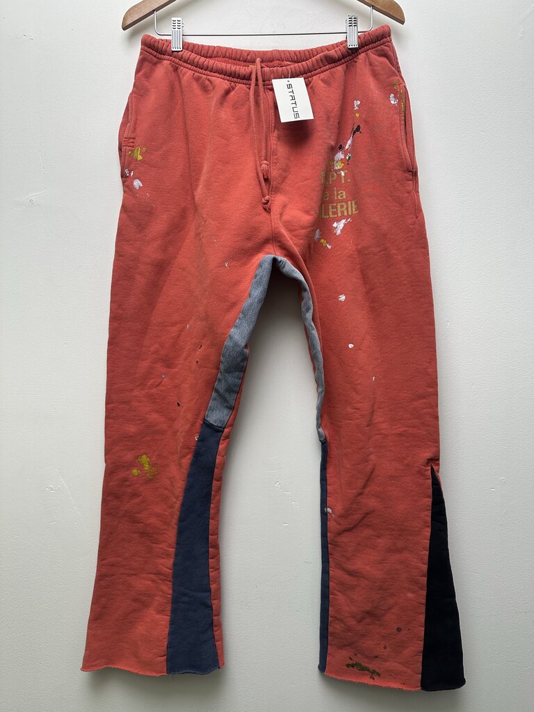 Preowned Gallery Dept. De La Galerie Flare Red Sweatpants Sz. XL
