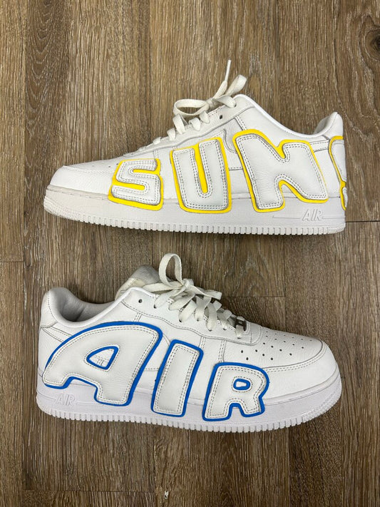 Preowned CPFM Blue Yellow White Af1 Sz.11