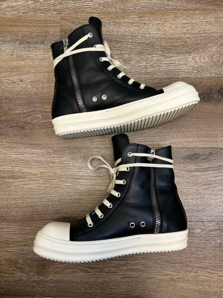 Preowned Rick Owens Hi Black Ramone sz.40.5(1 No Insole)