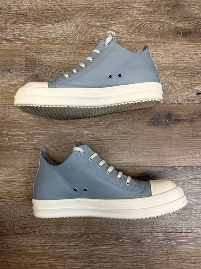 Preowned Rick Owens Pale Blue Ramone Low sz.45
