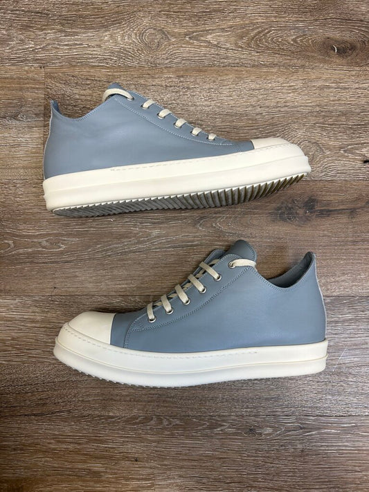 Preowned Rick Owens Pale Blue Ramone Low sz.45