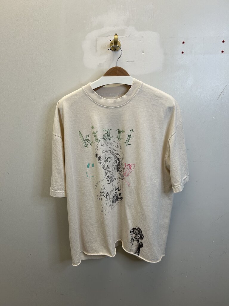 New Paly Kiari Cream Tee Size XL