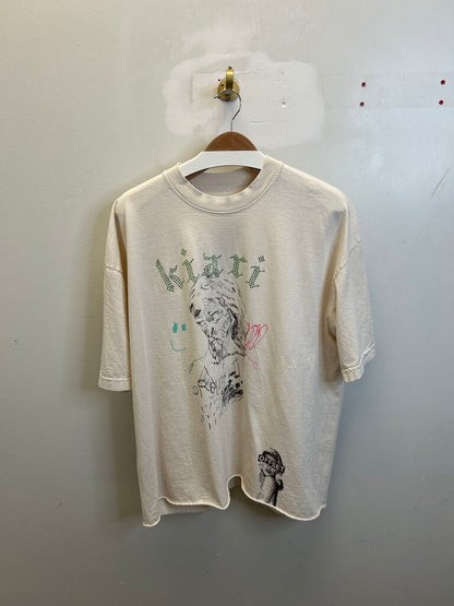 New Paly Kiari Cream Tee Size XL