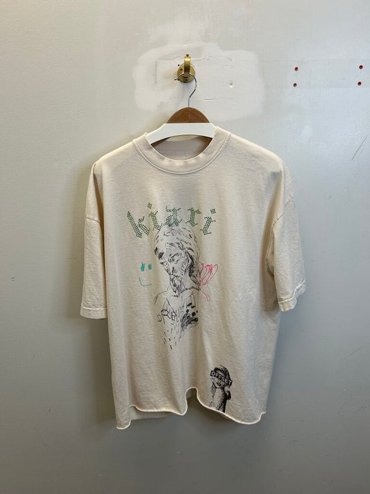 New Paly Kiari Cream Tee Size XL