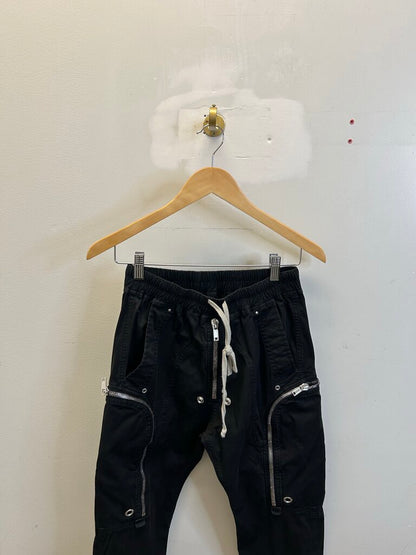 Preowned Rick Owens Black Zipper Pants sz.34(S)